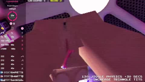 SkyeAnette online show from October 12, 1:42 am