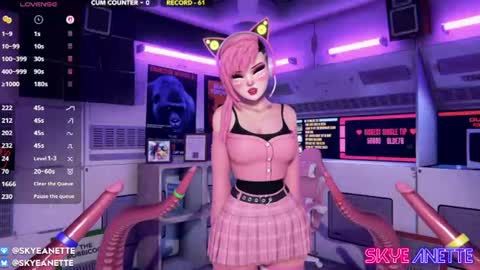 SkyeAnette online show from August 8, 1:26 am
