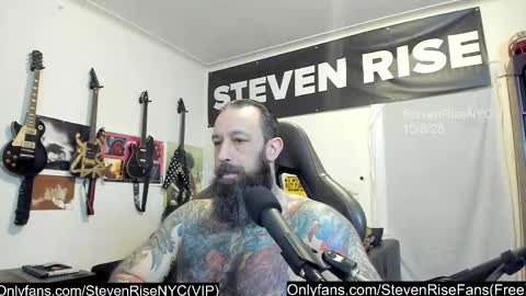 Snapshot of stevenrisenyc chatting on October 8, 12:33 pm StevenRiseNYC online show from October 8, 12:33 pm