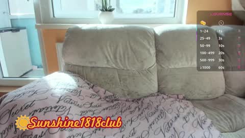 Snapshot of sunshine1818club chatting on October 14, 9:23 am Angela Sunshine1818club online show from October 14, 9:23 am