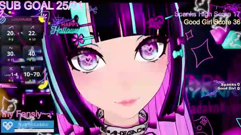Snapshot of tadakonyanko chatting on October 16, 2:22 am Tadako Nyanko online show from October 16, 2:22 am