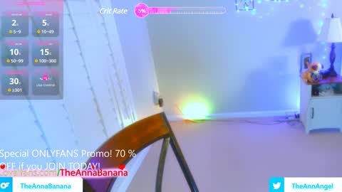 Anna Banana AKA Ann Angel online show from December 6, 3:24 am
