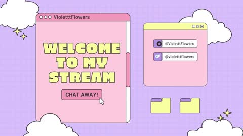 Violet Flowers online show from November 23, 10:19 pm