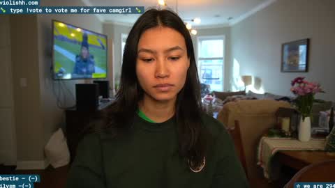 Snapshot of violishh chatting on January 4, 8:16 pm follow me on twitter violishh and ig violishh  online show from January 4, 8:16 pm