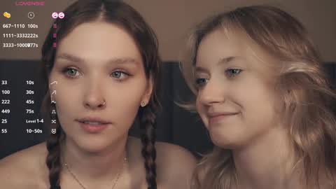 Snapshot of vivid_girls chatting on February 27, 3:29 am Nelly and Mari online show from February 27, 3:29 am